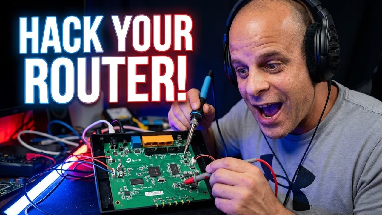 Hardware Hacking a TP-Link Router - Here's What I Found